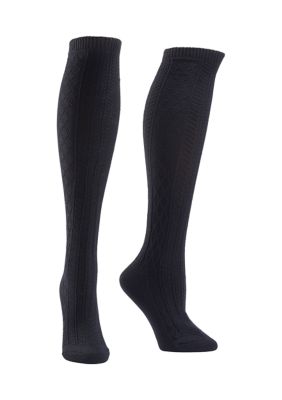 HUE® Super Soft Cable Knit Knee Socks | belk