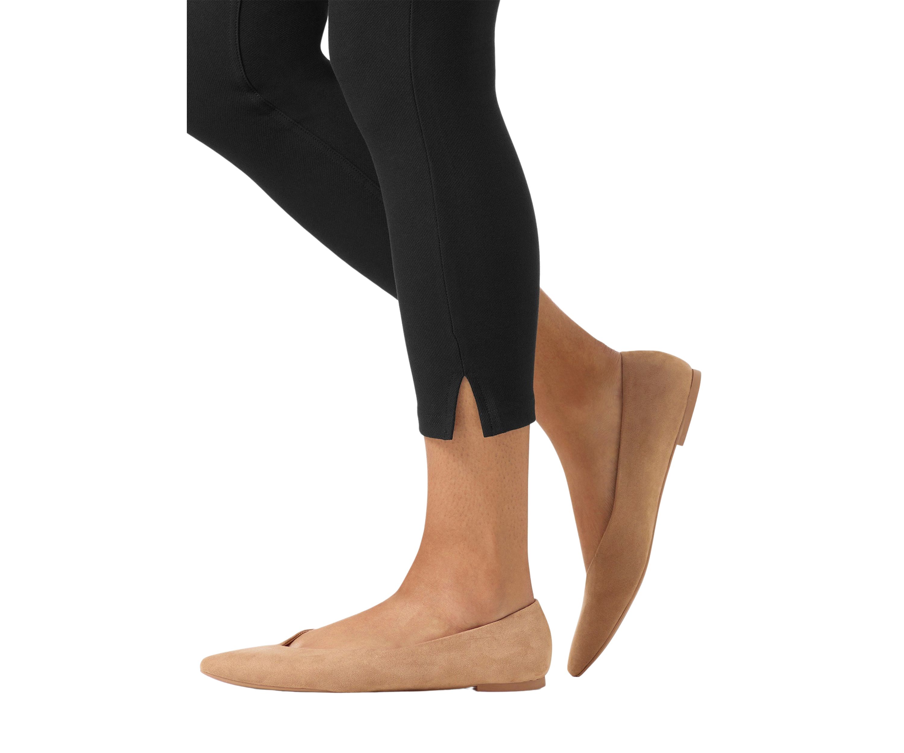 Womens Essential Denim Mid Rise Capri Leggings