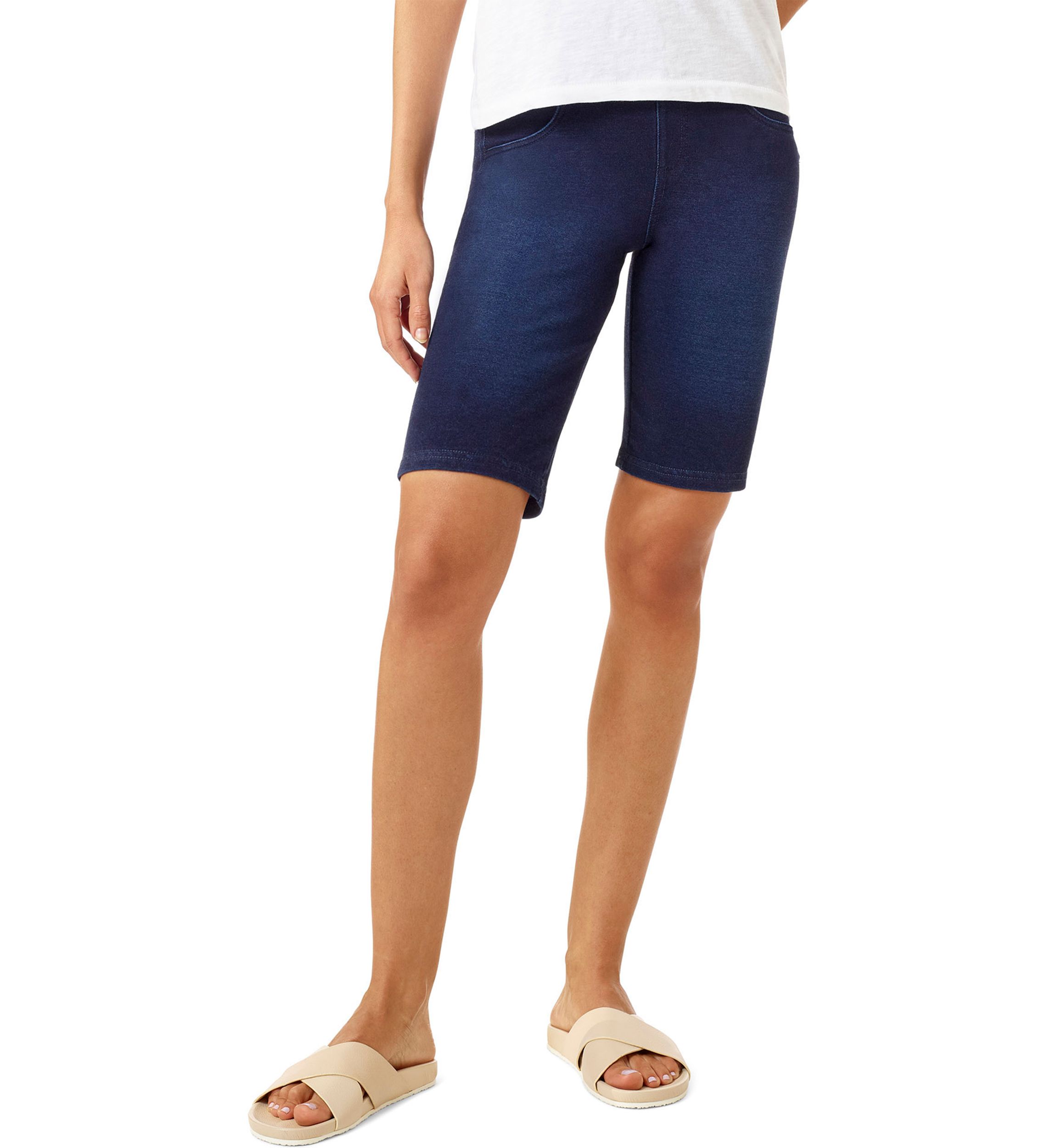 Game Changing Denim Bermuda Shorts