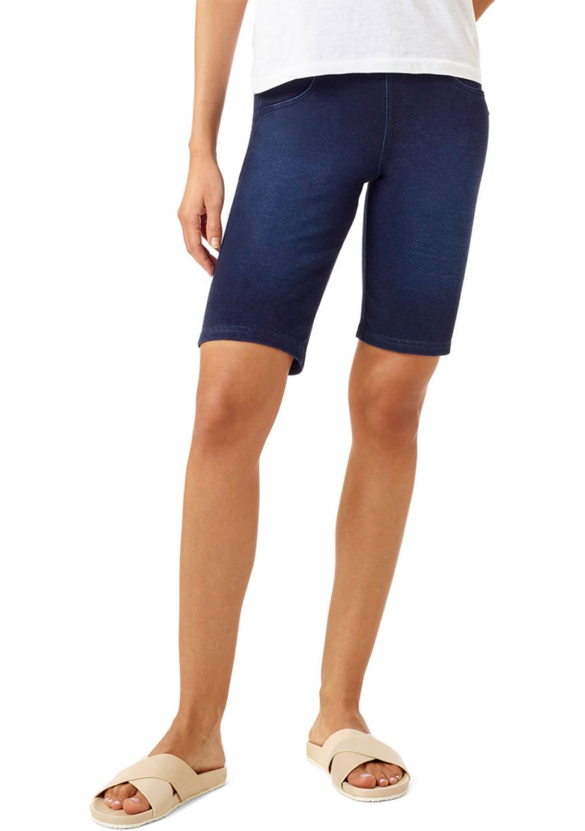 Game Changing Denim Bermuda Shorts