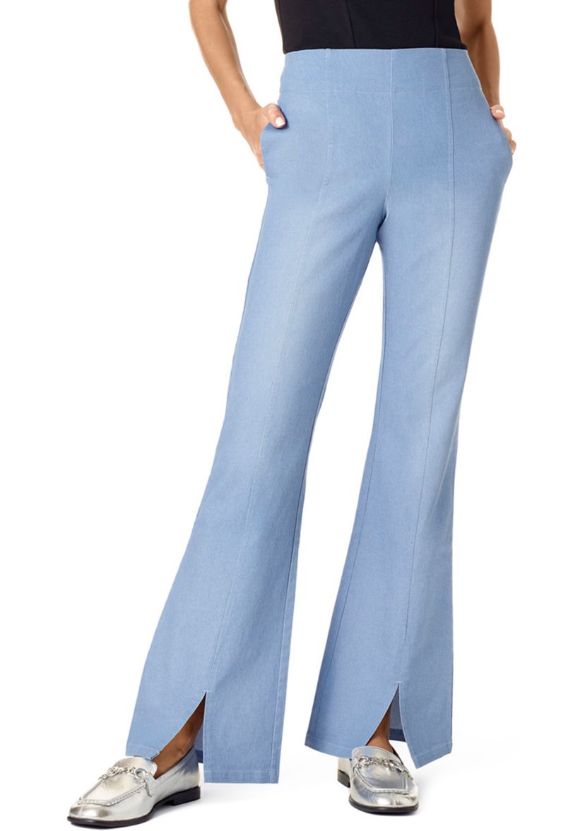 Womens High Rise Flare Leggings