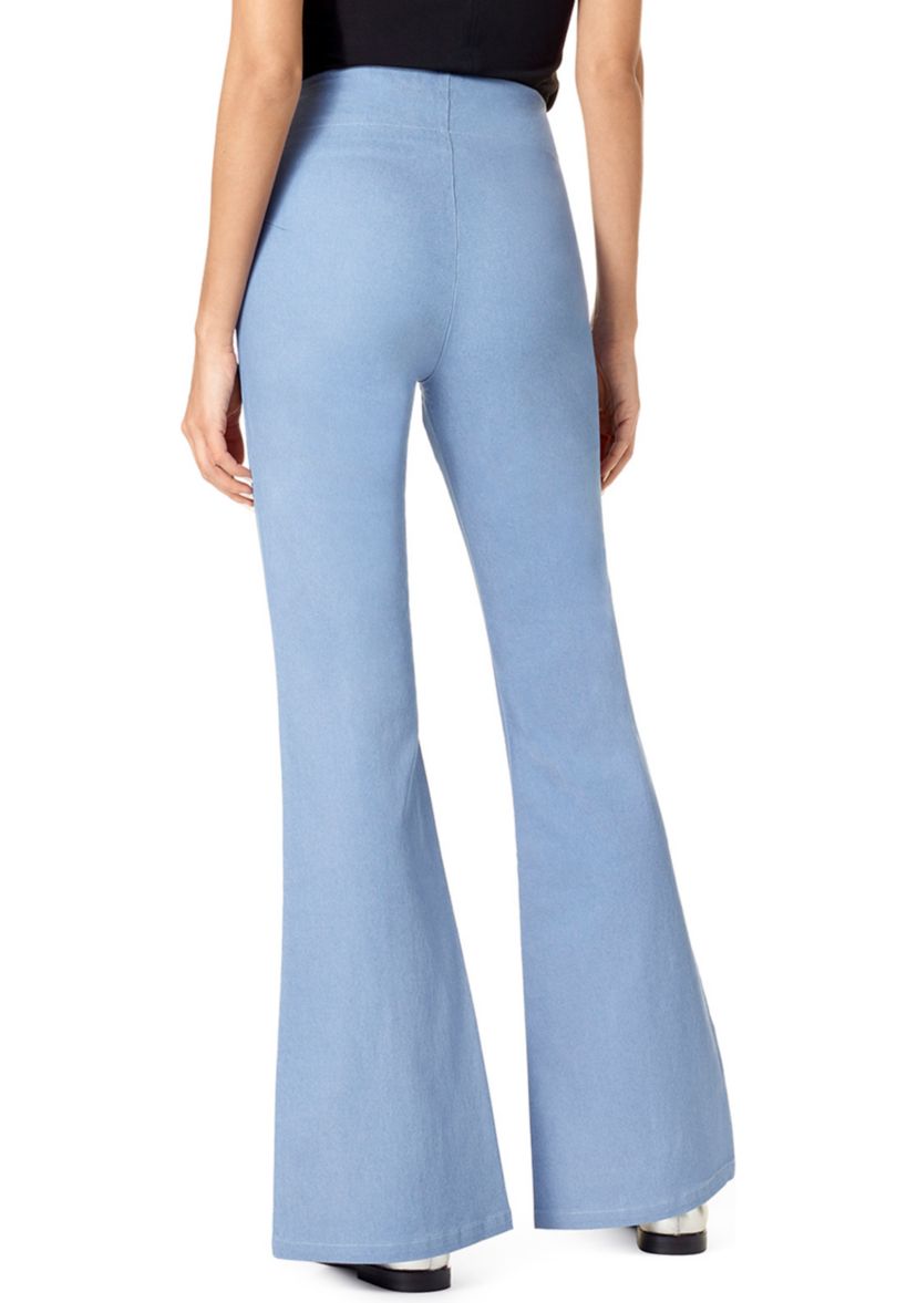 Womens High Rise Flare Leggings