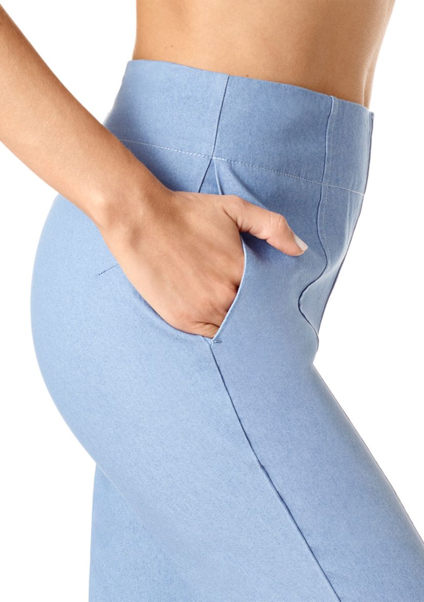 Womens High Rise Flare Leggings