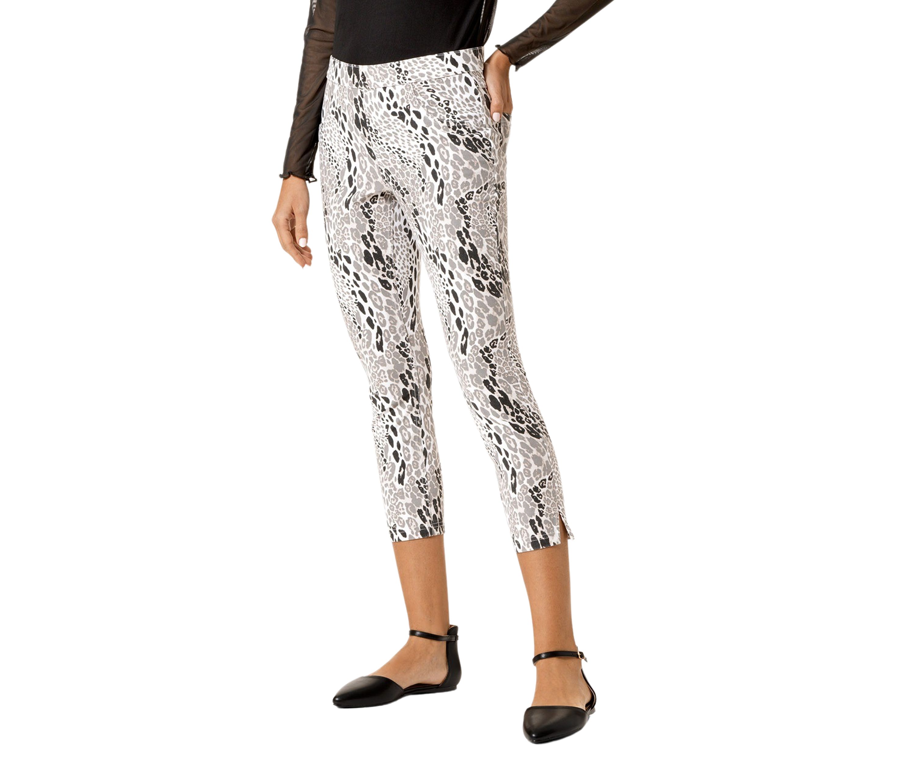 Leopard Essential Denim Capri Leggings