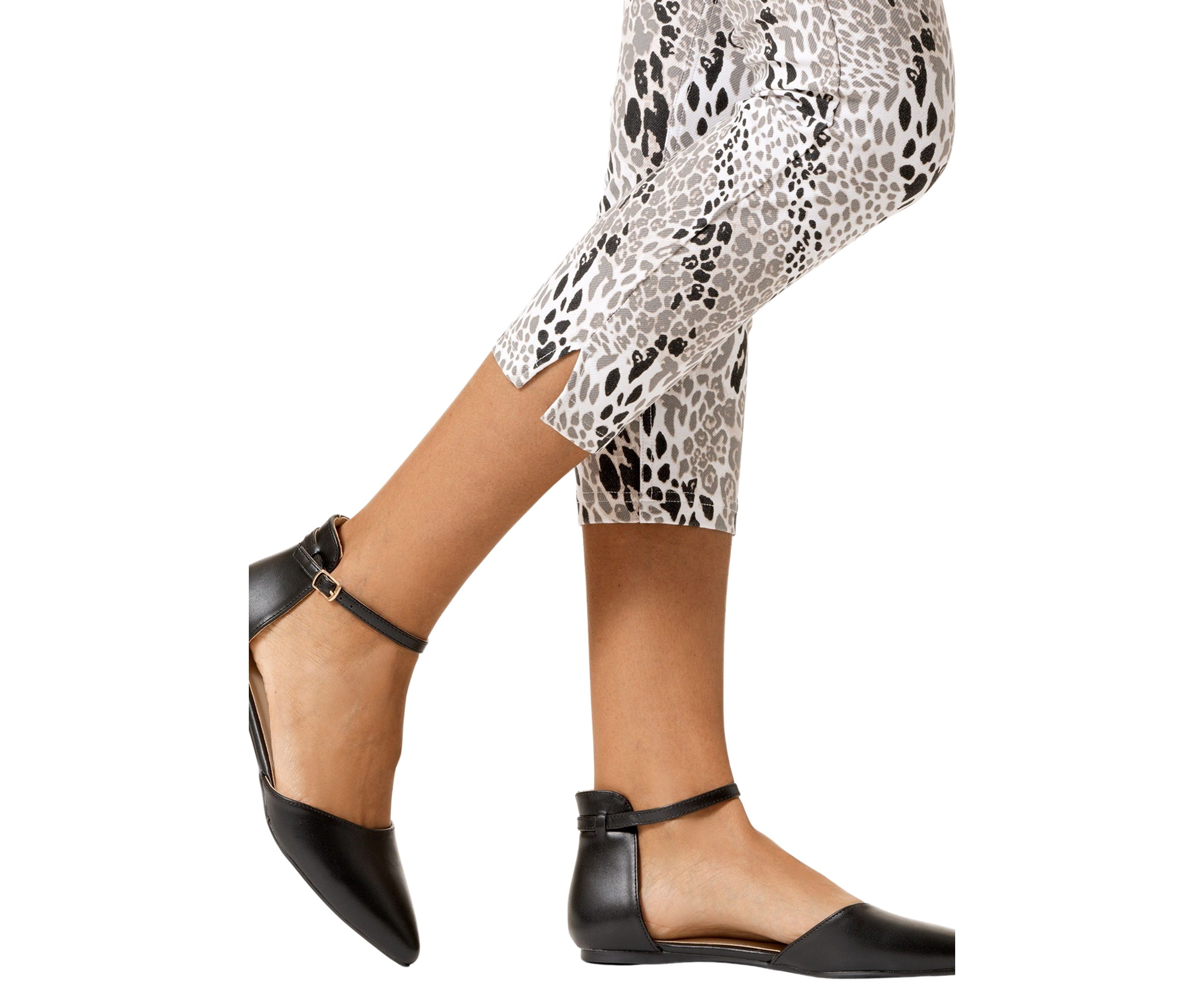 Leopard Essential Denim Capri Leggings
