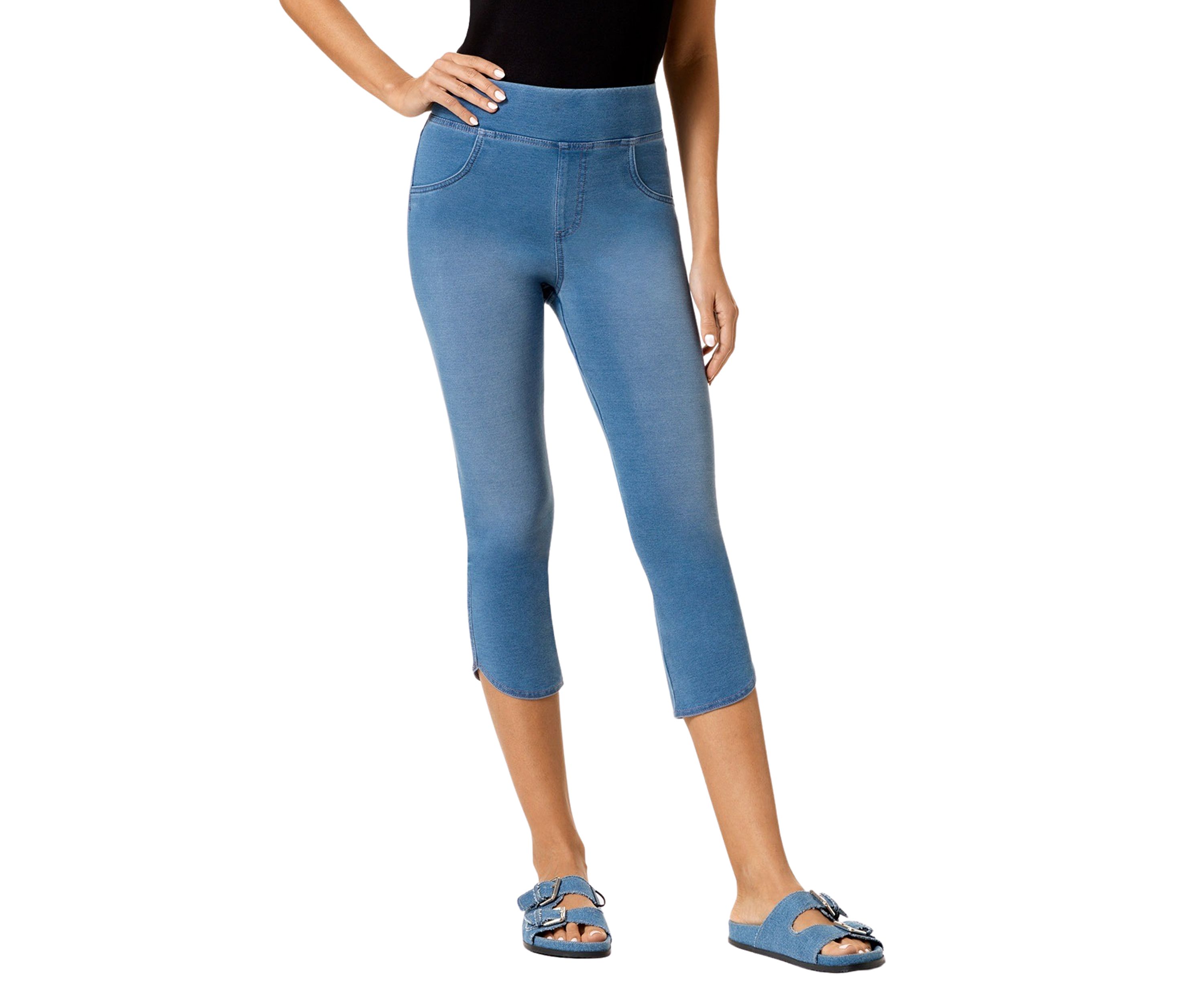 Tulip Hem Capri Leggings