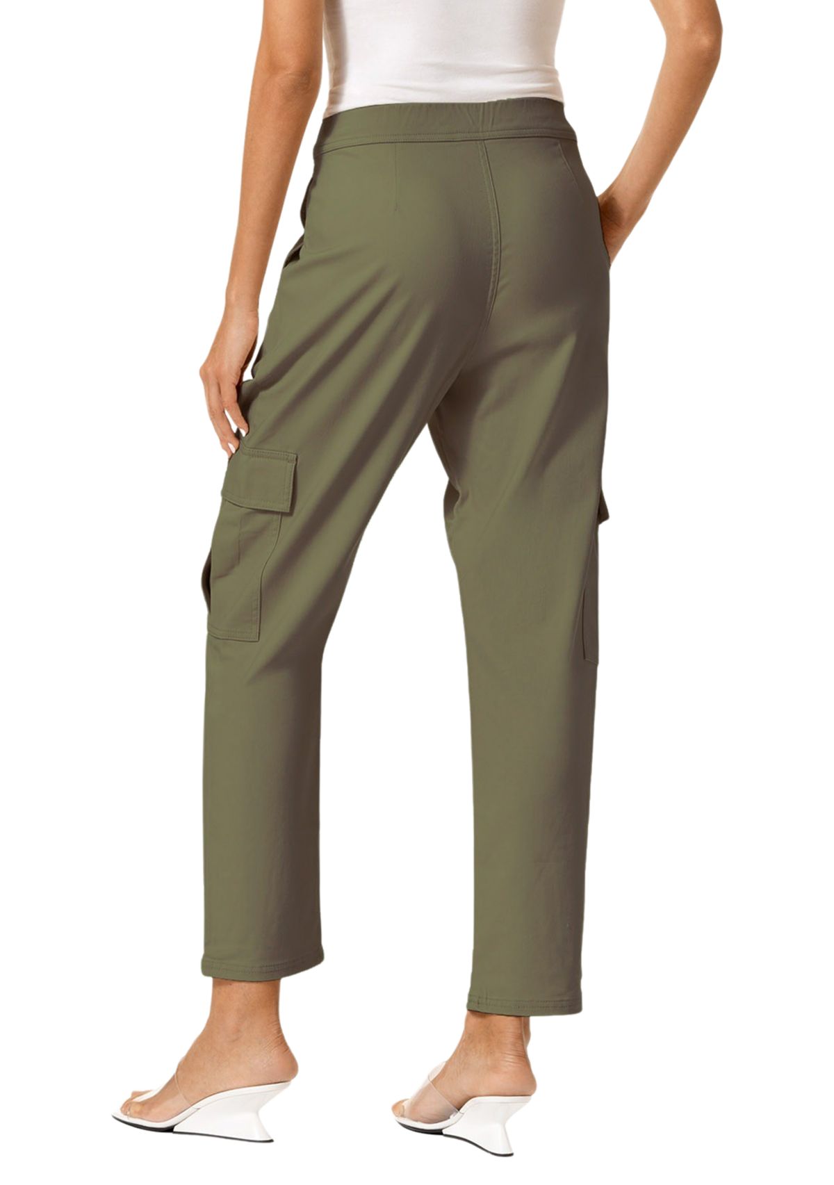 Womens Chino Soft Tapered Cargo Pants