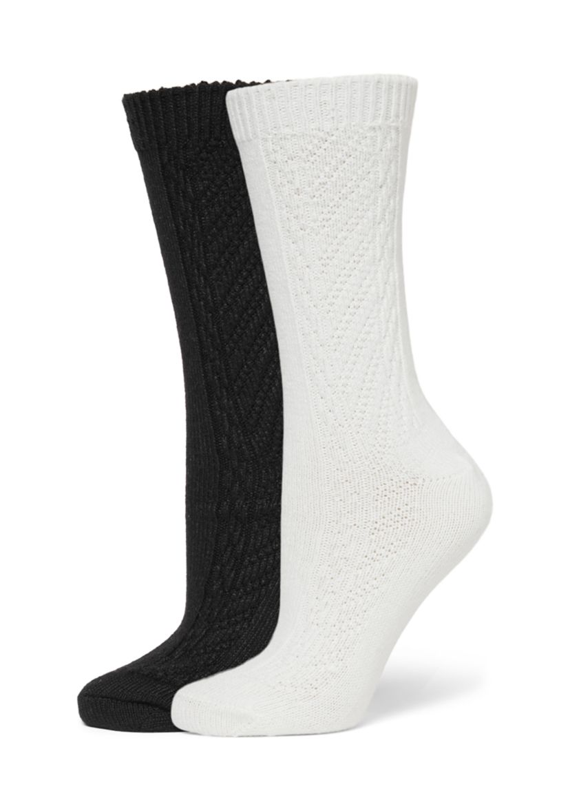 Seed Stitch Boot Sock 2-Pair Pack