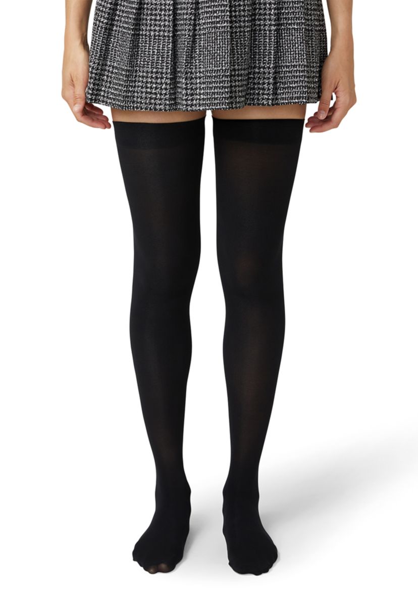 Opaque Over-the-Knee Socks