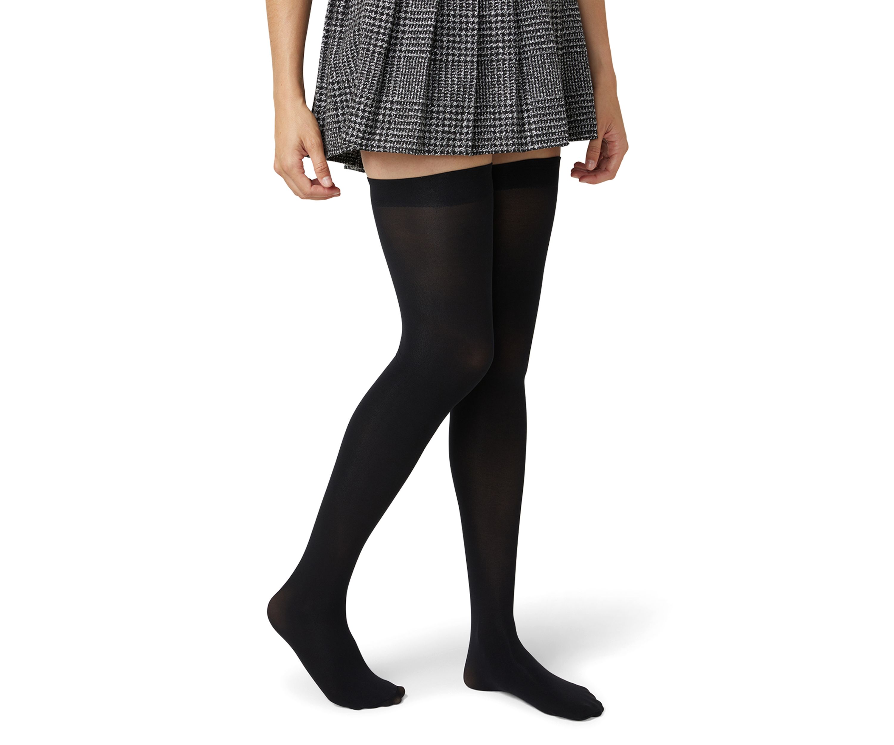 Opaque Over-the-Knee Socks