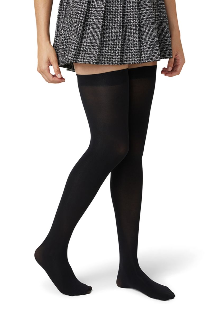 Opaque Over-the-Knee Socks