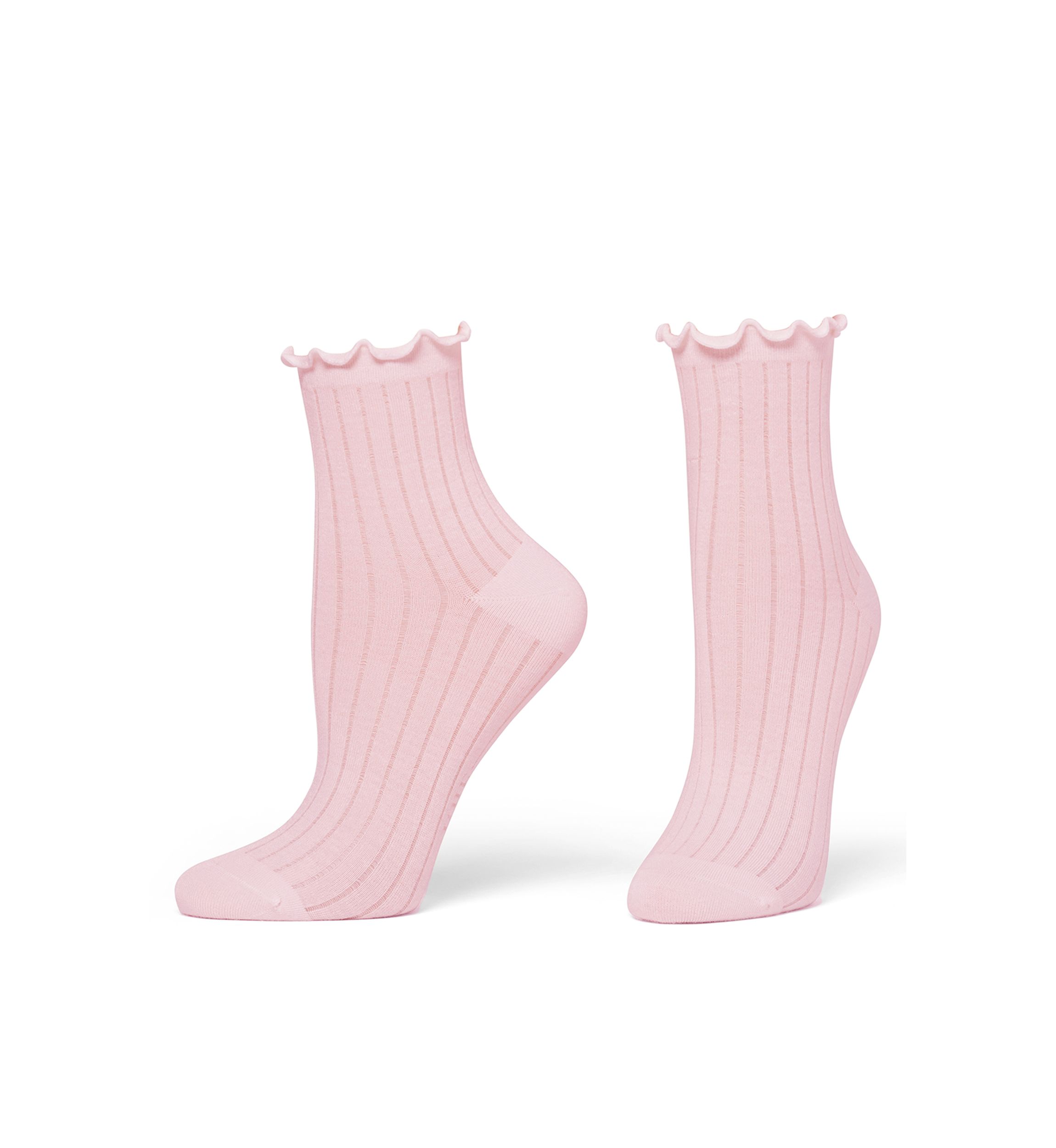 Sheer Rib Anklet Socks 