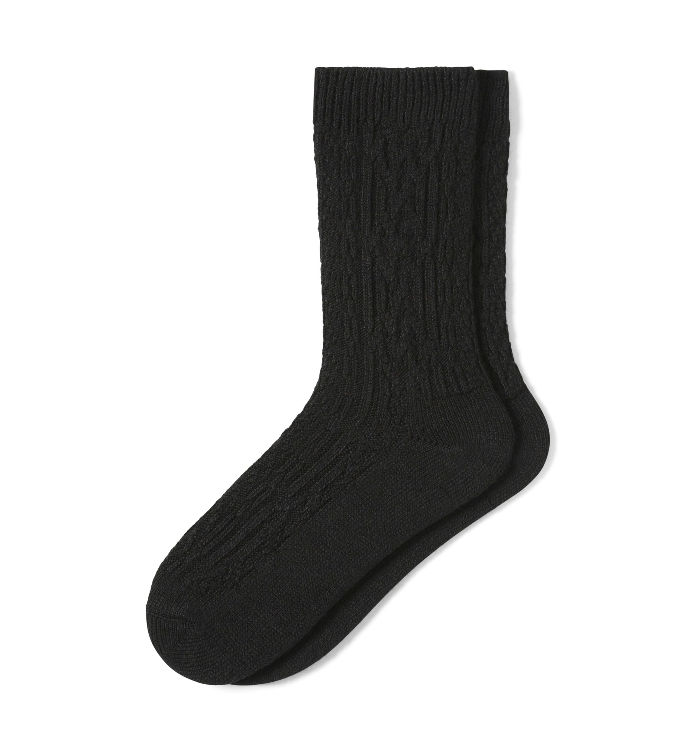 Cable Knit Crew Sock 2-Pair Pack