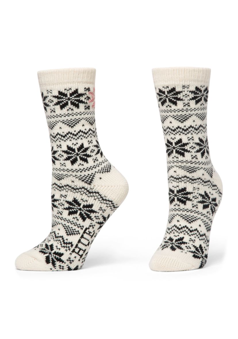 Snowflake Crew Sock 2-Pair Pack