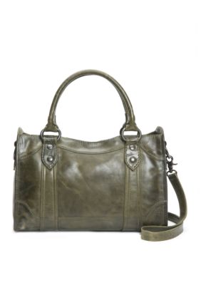 Frye mel leather satchel hot sale