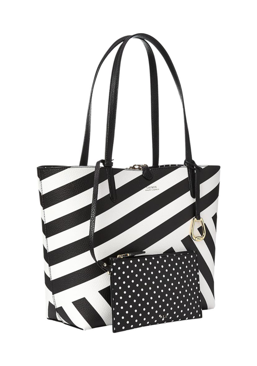Faux-Leather Reversible Tote