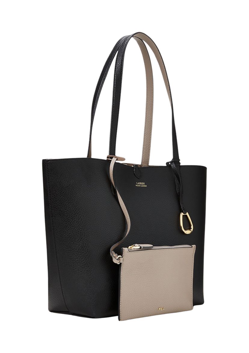 Faux-Leather Reversible Tote