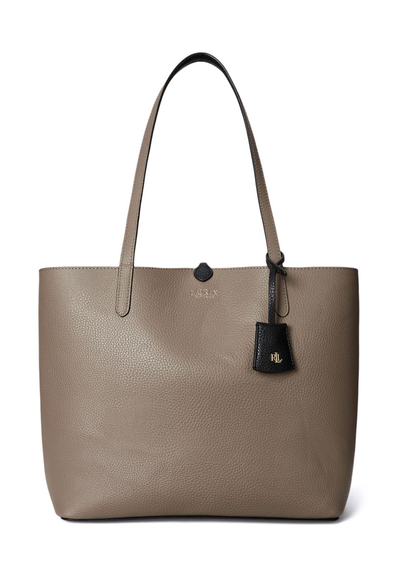 Faux-Leather Reversible Tote