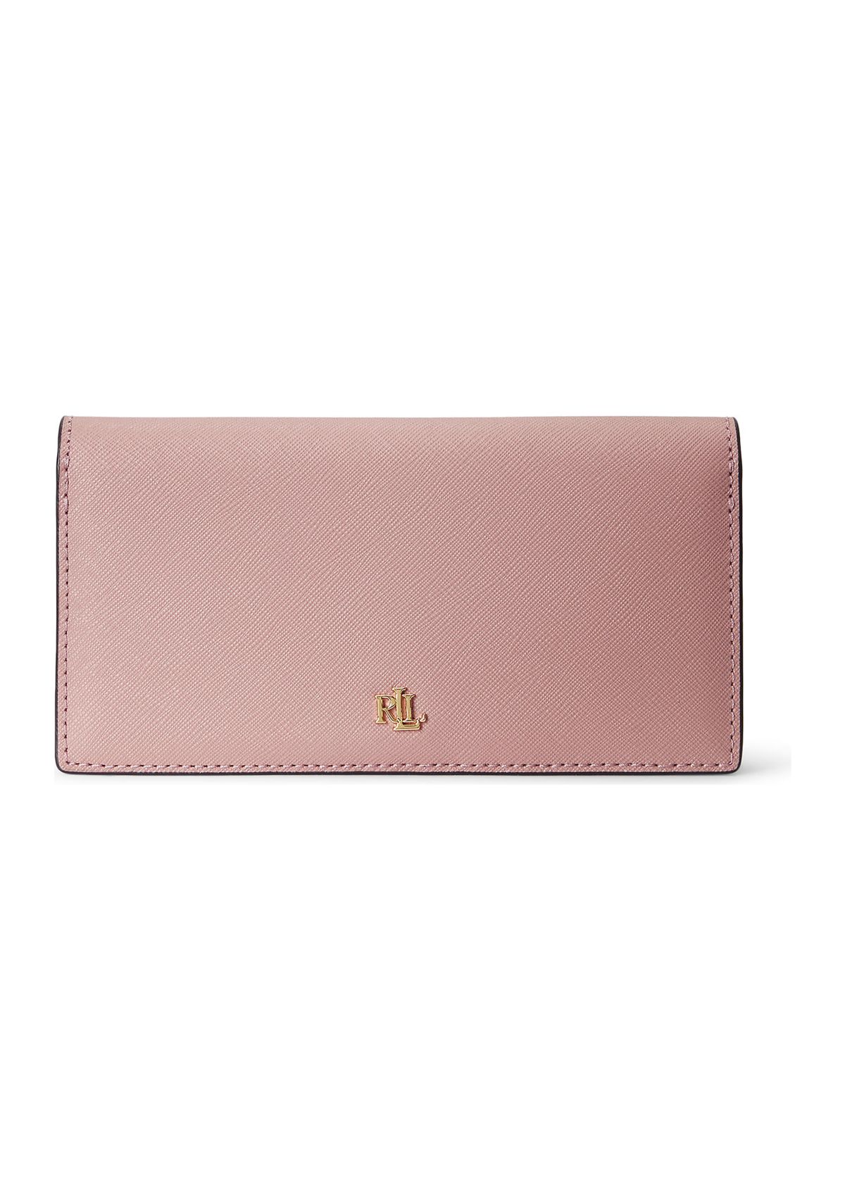 Crosshatch Leather Slim Wallet