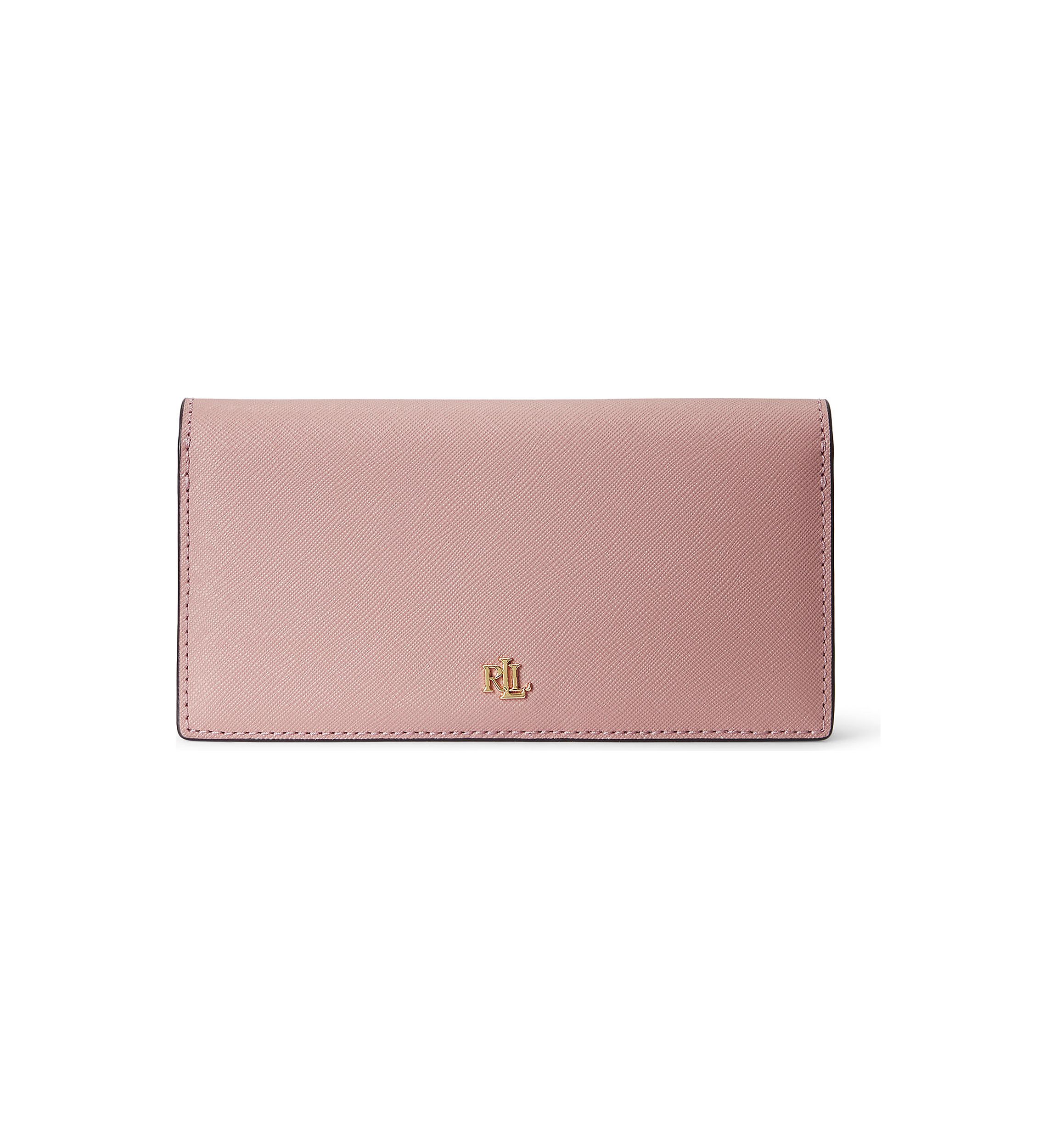 Crosshatch Leather Slim Wallet