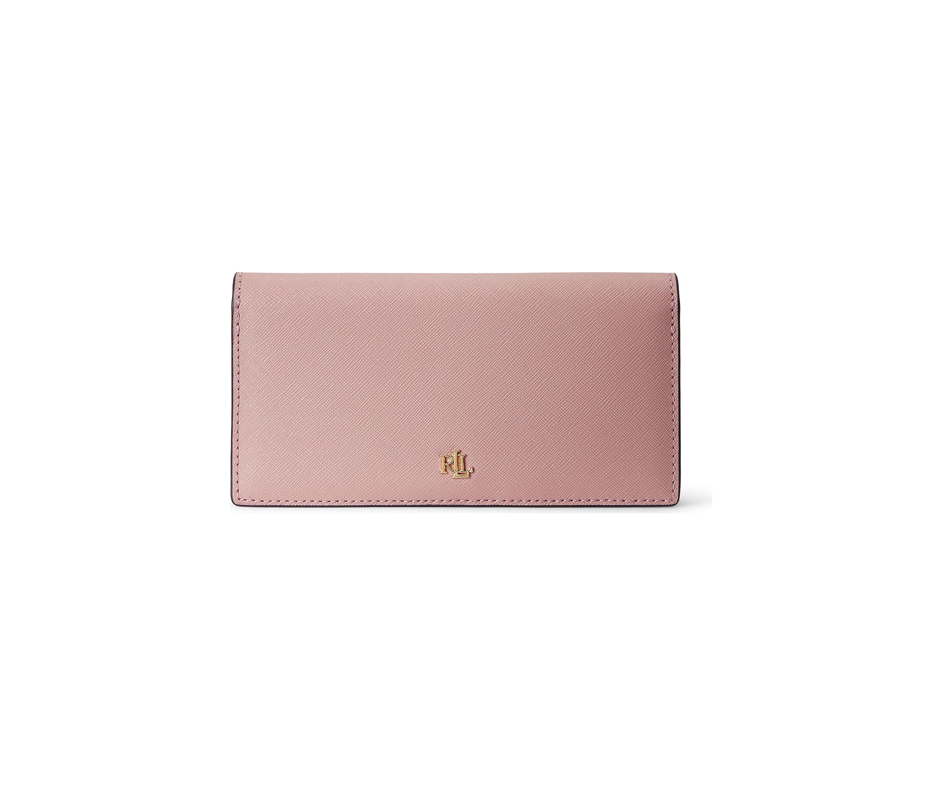 Crosshatch Leather Slim Wallet