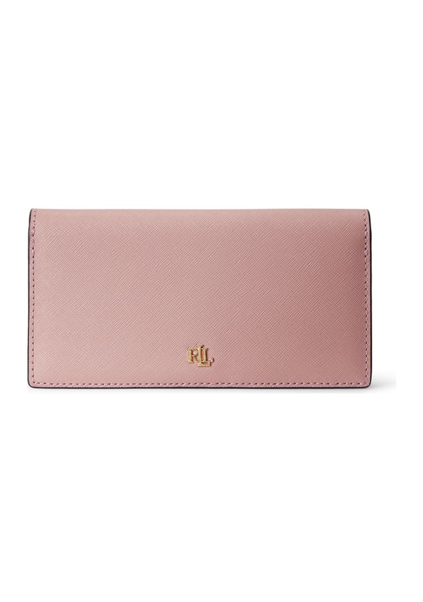 Crosshatch Leather Slim Wallet