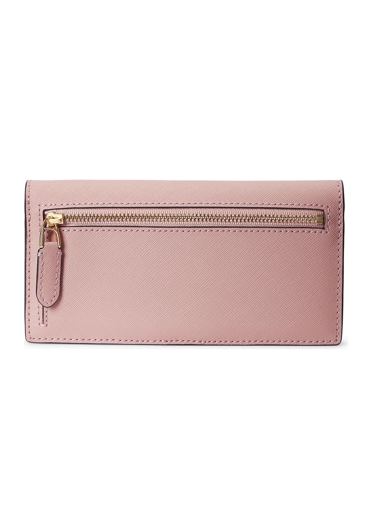 Crosshatch Leather Slim Wallet
