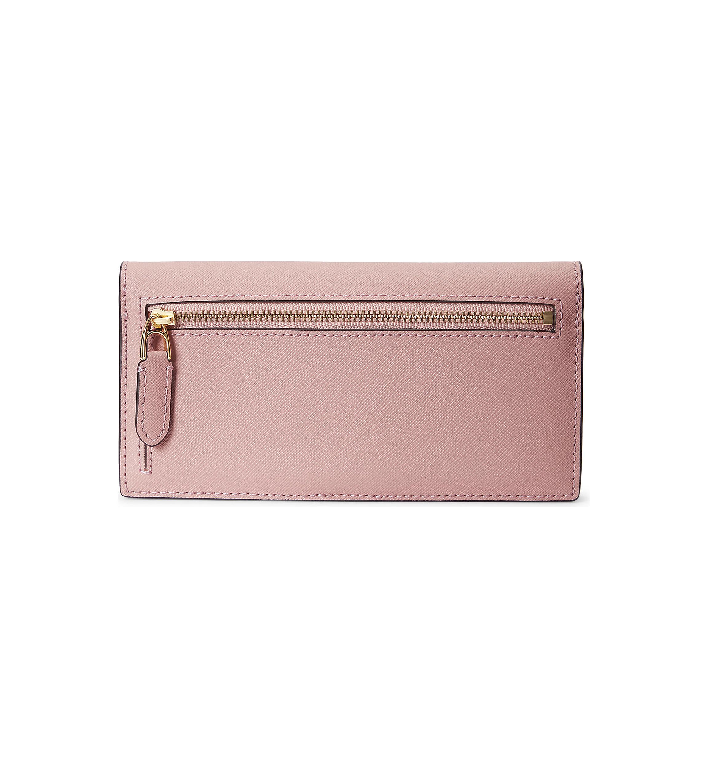 Crosshatch Leather Slim Wallet