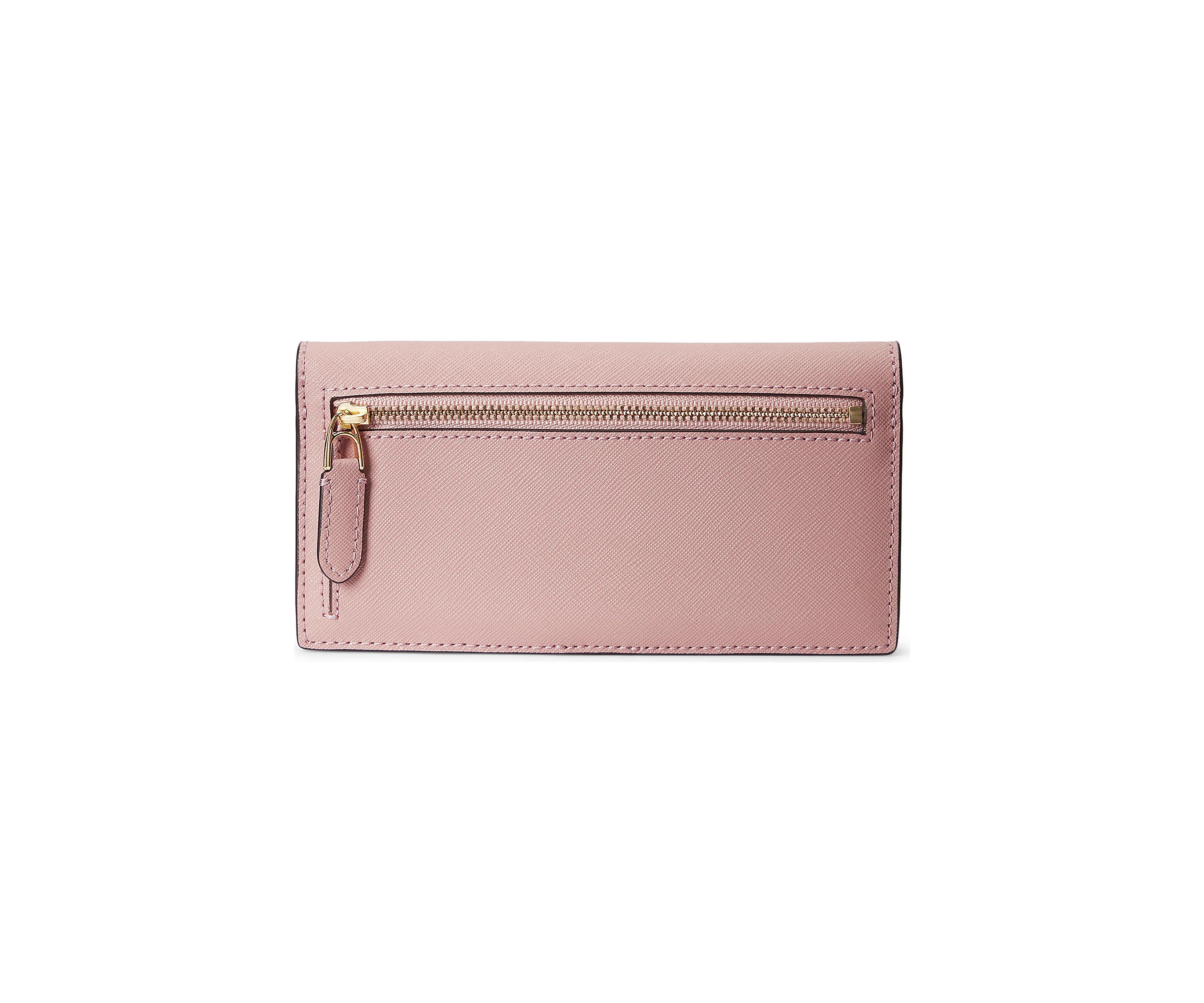 Crosshatch Leather Slim Wallet