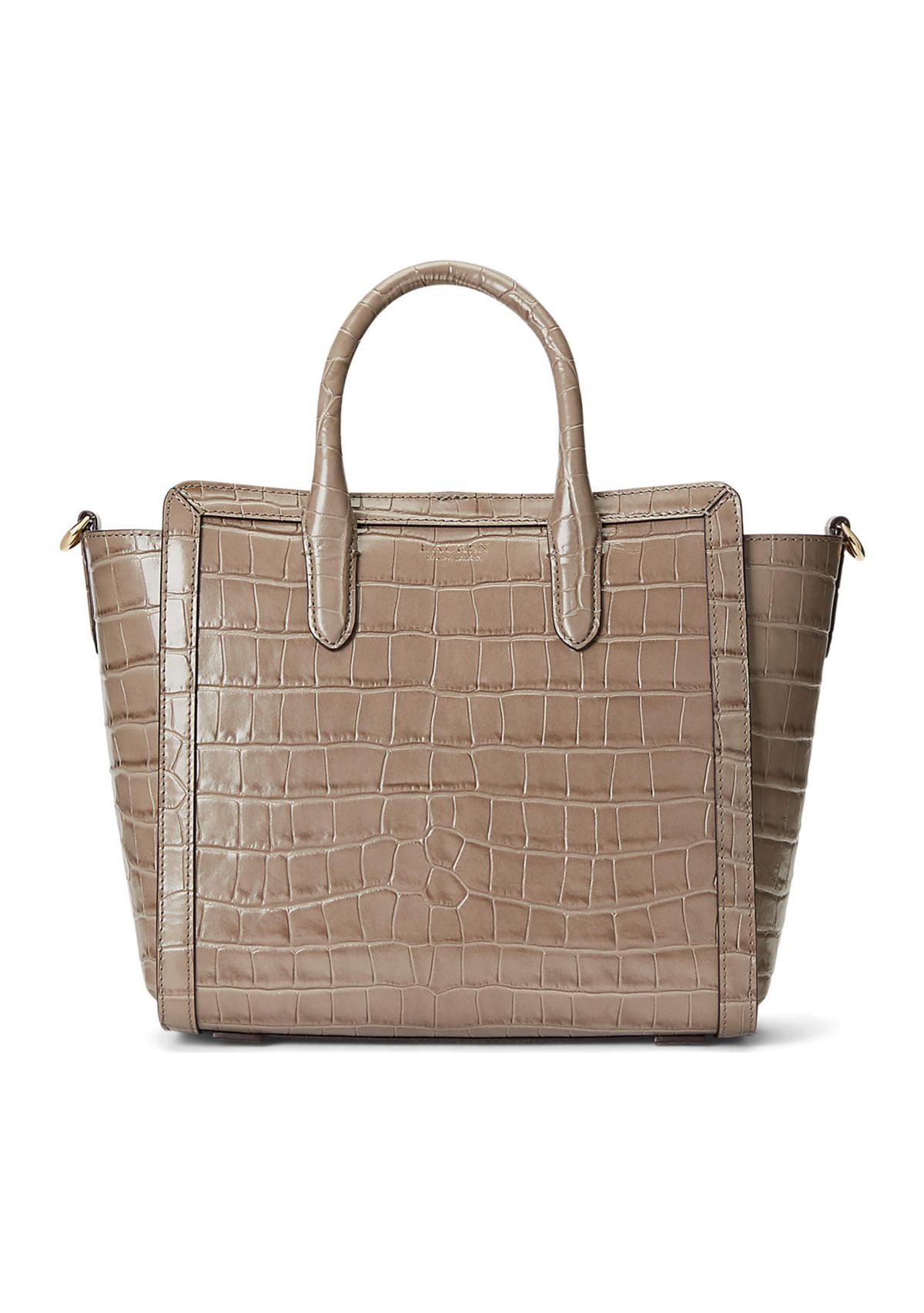 Embossed Leather Medium Tyler Tote