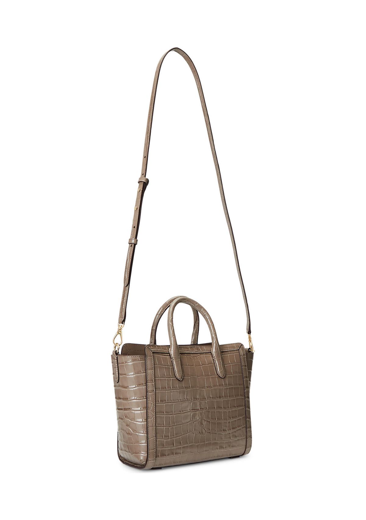Embossed Leather Medium Tyler Tote