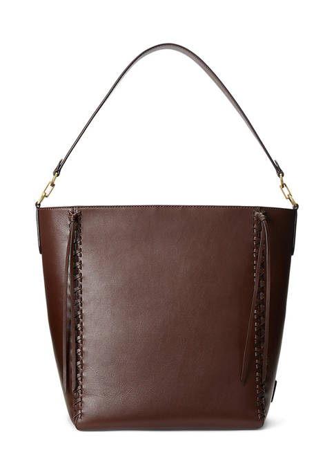 Lauren Ralph Lauren Leather Medium Adley Bucket Bag