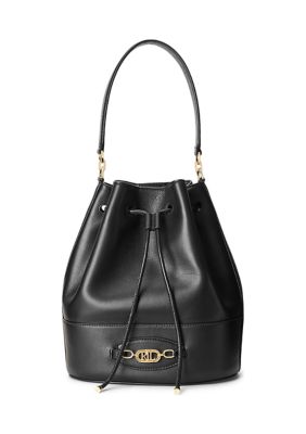 Lauren Ralph Lauren Leather Large Andie Drawstring Bag | belk