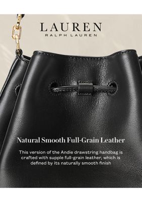 Lauren Ralph Lauren Leather Large Andie Drawstring Bag | belk