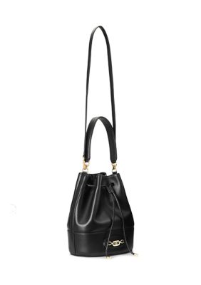 Lauren Ralph Lauren Leather Large Andie Drawstring Bag | belk