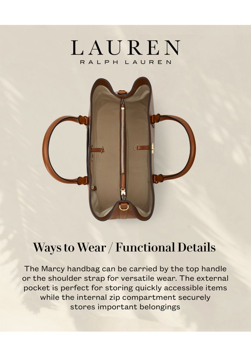 Leather Large Marcy Satchel