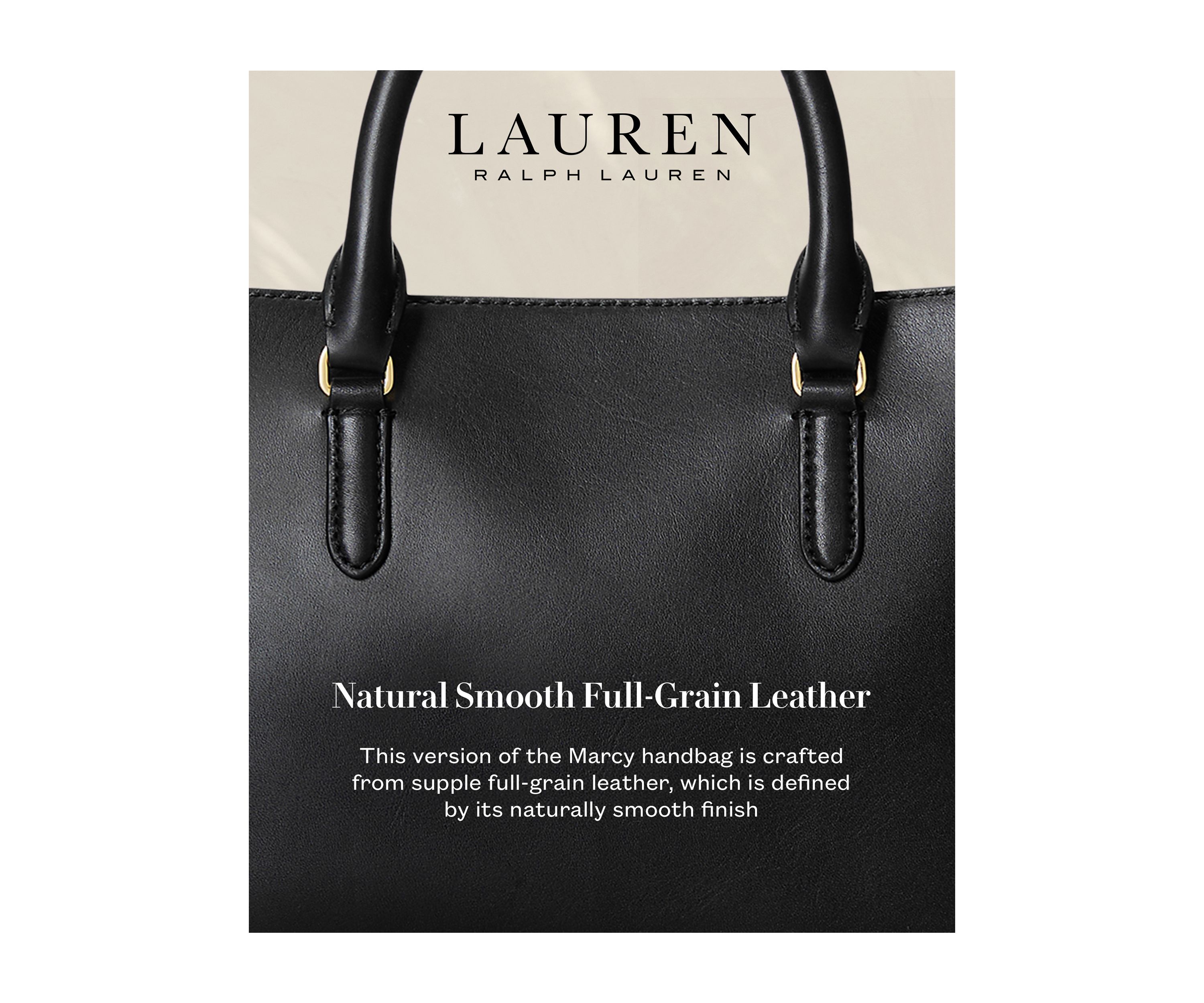 Leather Small Marcy Satchel