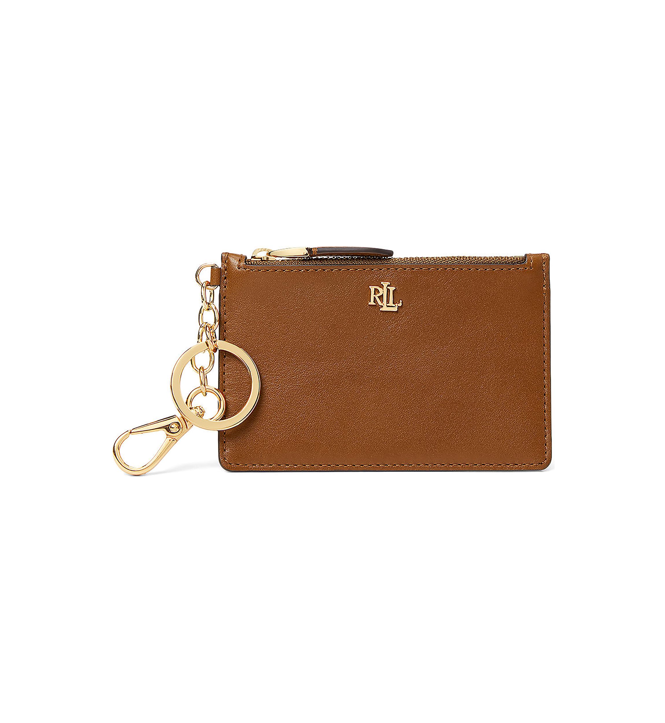 Leather Zip Card Case
