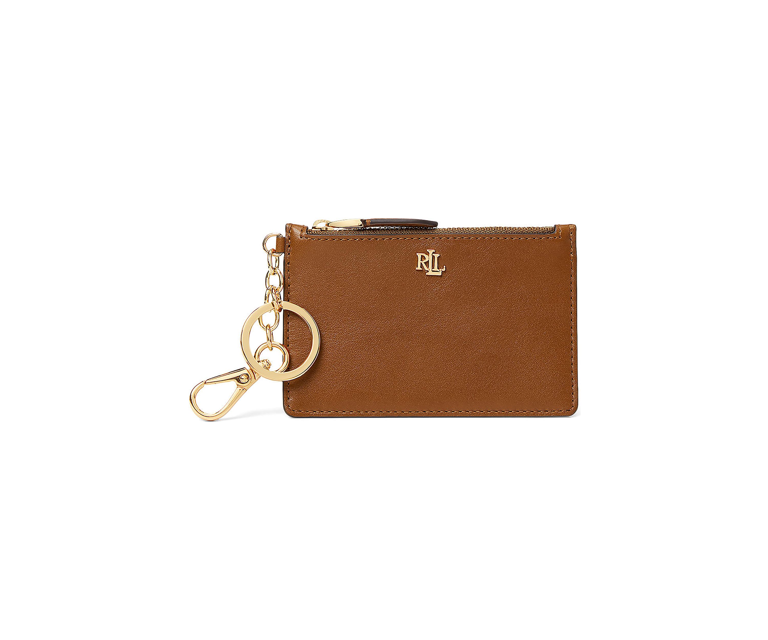 Leather Zip Card Case