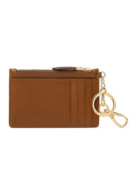 Lauren Ralph Lauren Leather Zip Card Case | belk