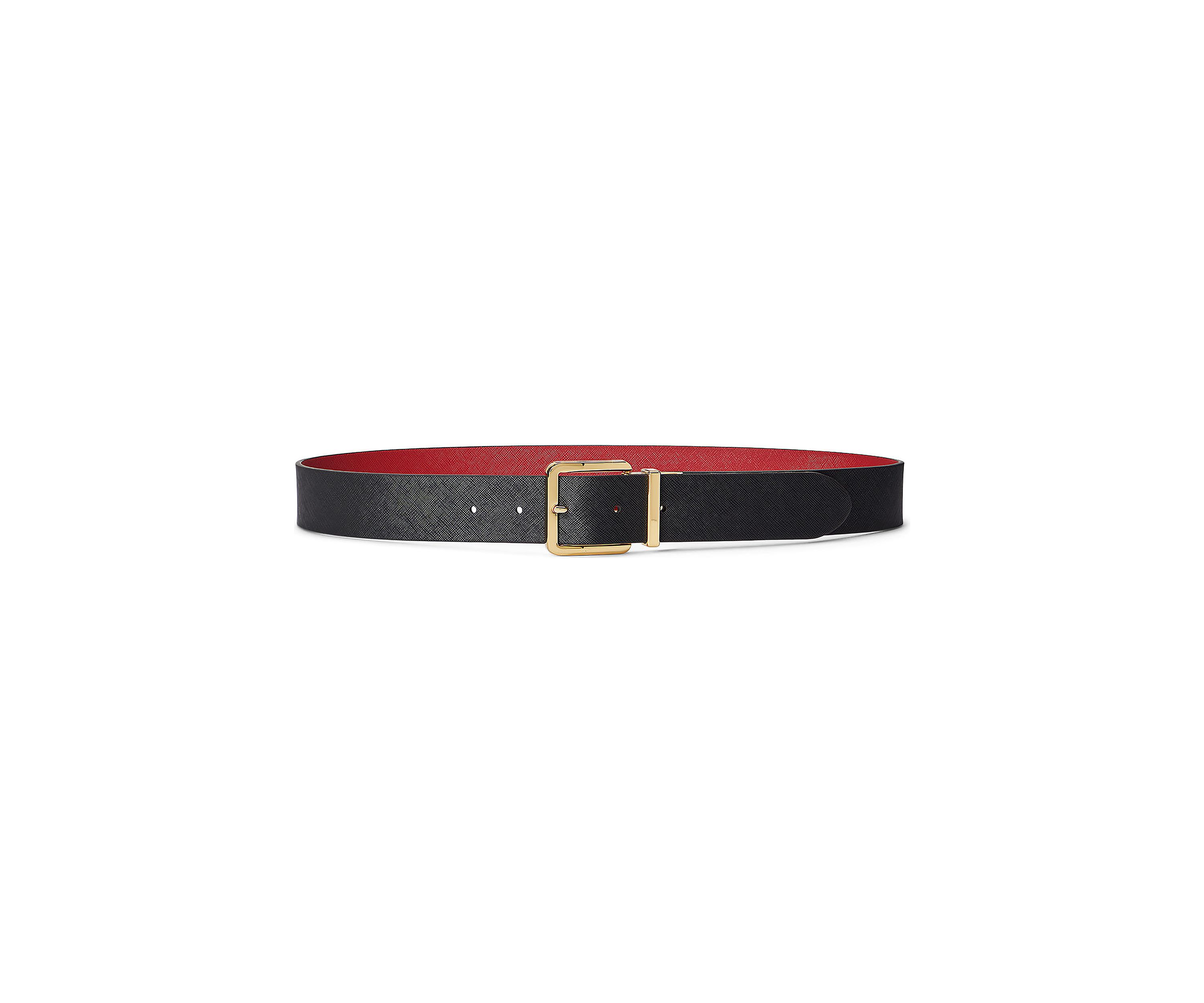Reversible Crosshatch Leather Belt