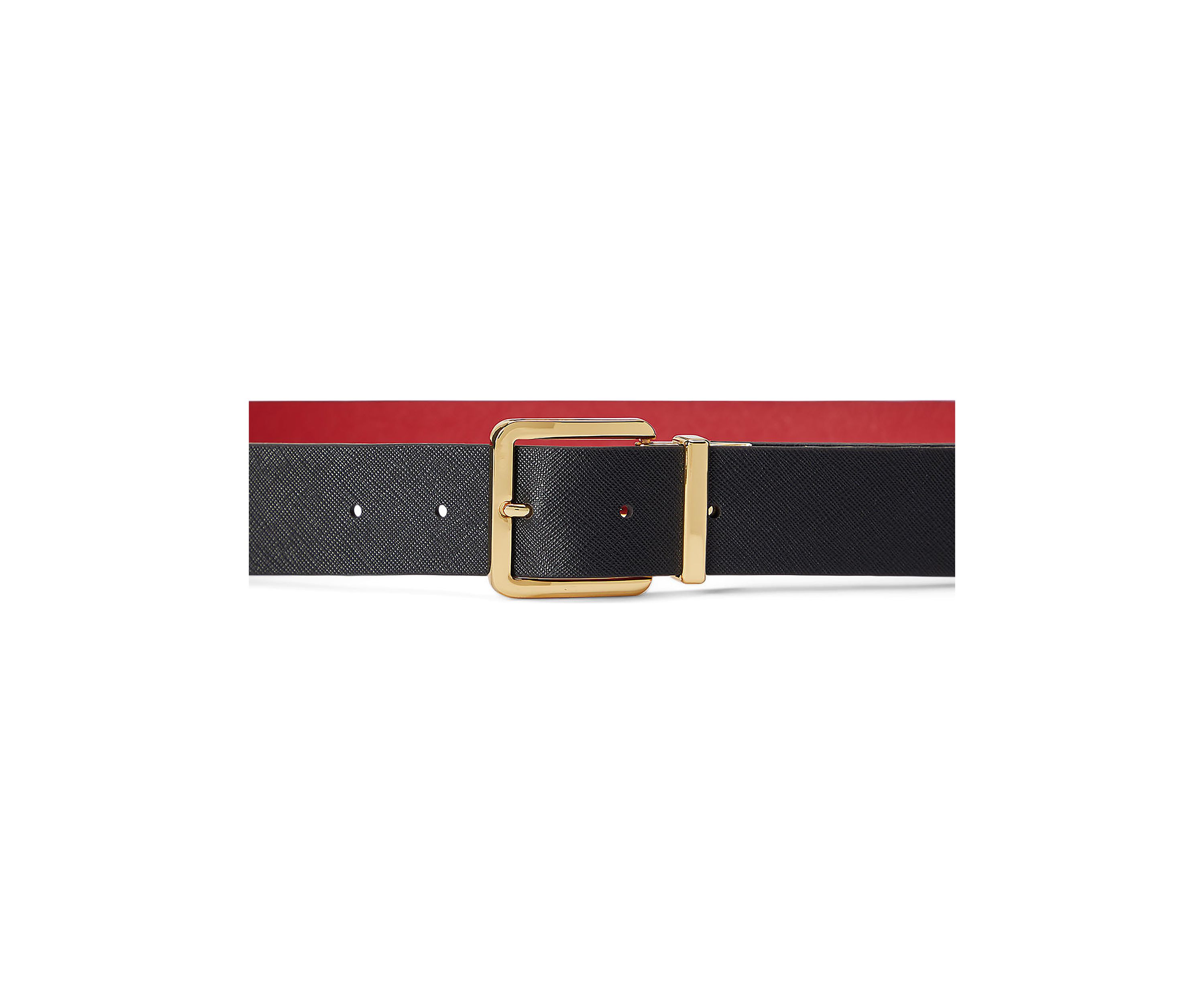 Reversible Crosshatch Leather Belt