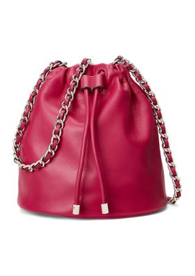 特別価格! Ralph Lauren Nappa レザー Small Emmy Bucket Bag 特別価格! Ralph Lauren Nappa レザー Small Emmy Bucket Bag