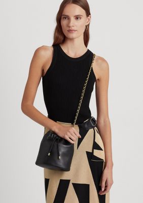 Lauren Ralph Lauren Nappa Leather Medium Emmy Bucket Bag | belk