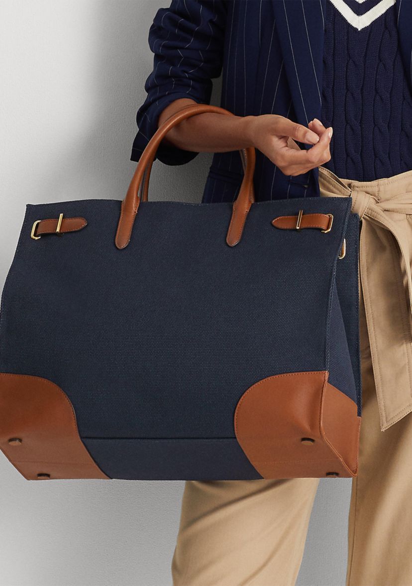 Print Canvas Large Devyn Tote Bag