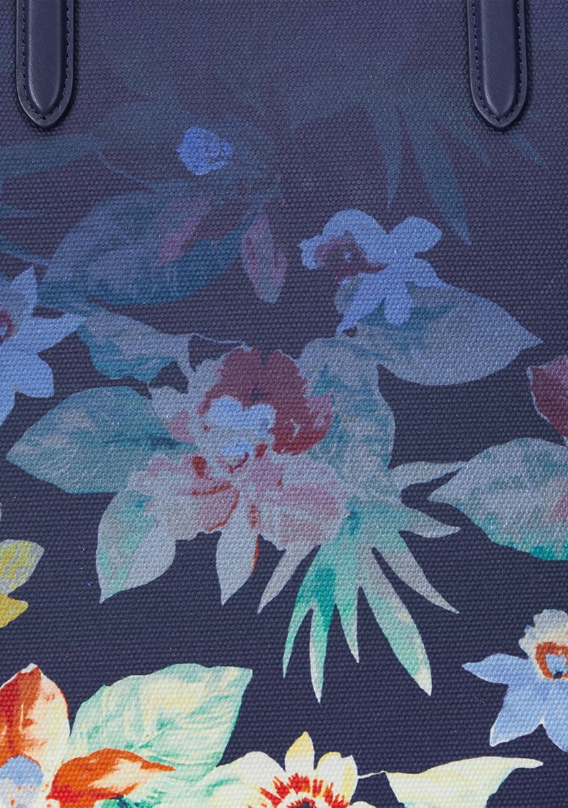 Print Canvas Large Devyn Tote Bag