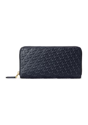 Lauren Ralph Lauren Women's Debossed Leather Continental Wallet