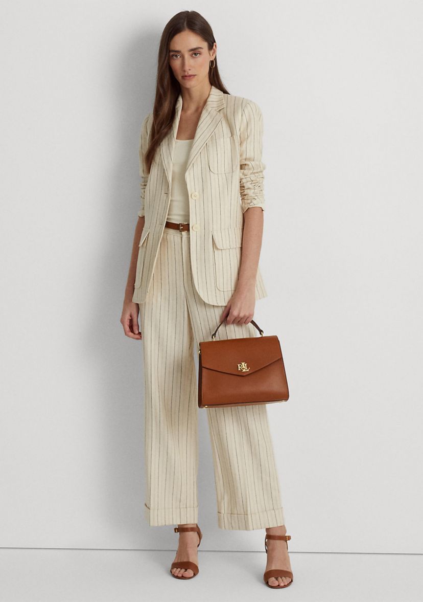Leather Medium Farrah Satchel