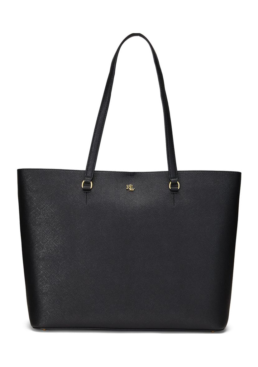 Crosshatch Leather Large Karly Tote Bag