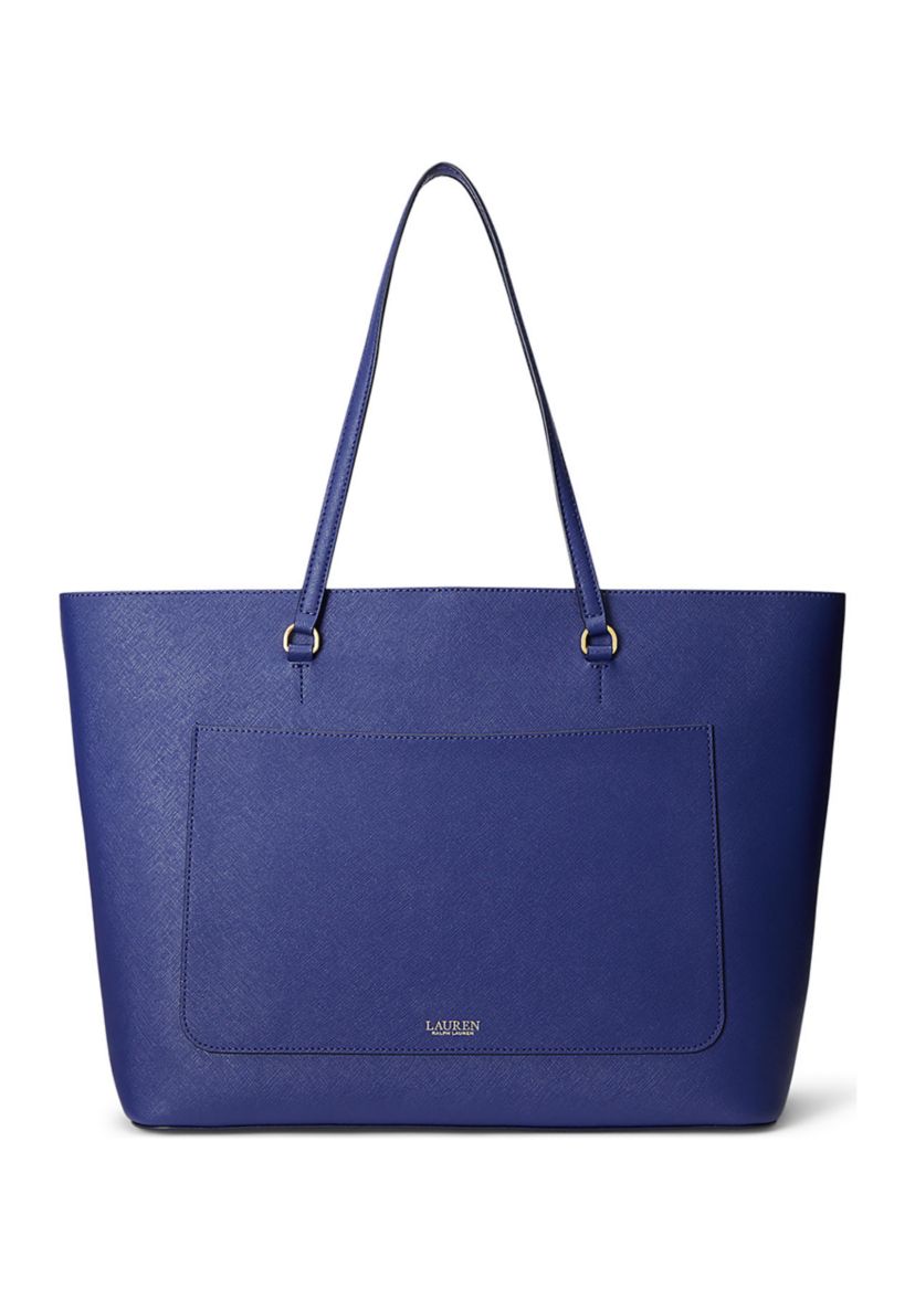 Crosshatch Leather Large Karly Tote Bag